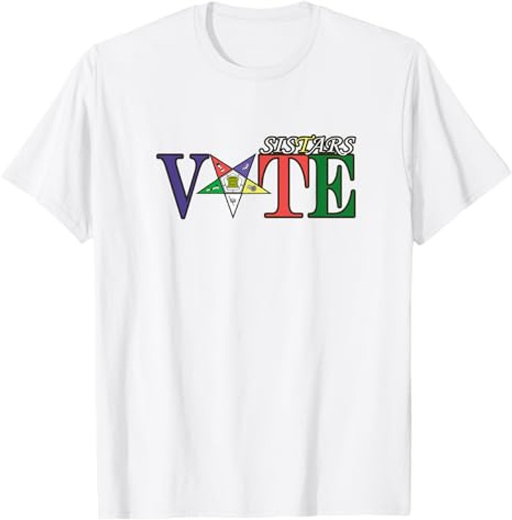 OES Masonic Sistar Vote T-Shirt