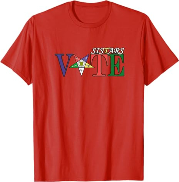 OES Masonic Sistar Vote T-Shirt