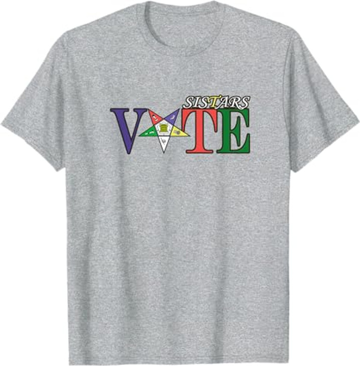 OES Masonic Sistar Vote T-Shirt