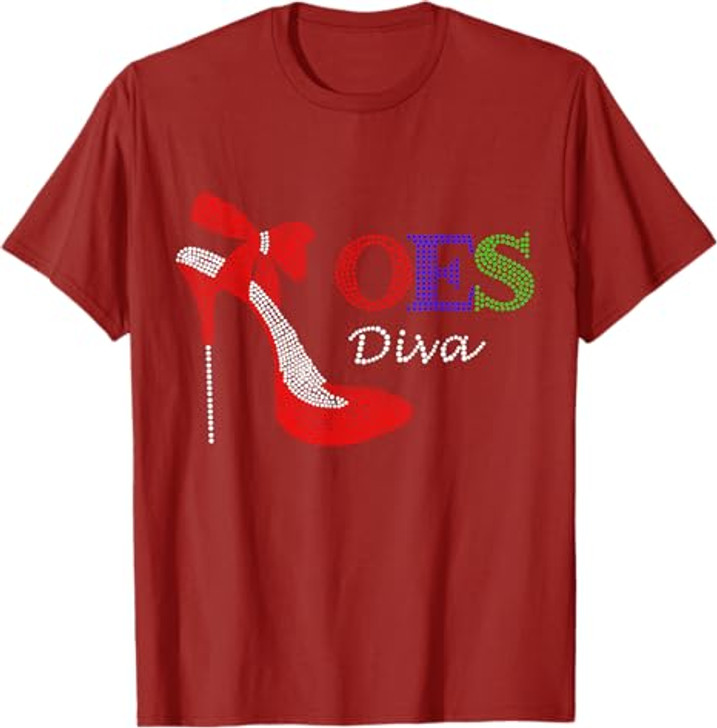 OES Sistar Diva Order of the Eastern Star Parents' Day Gift T-Shirt