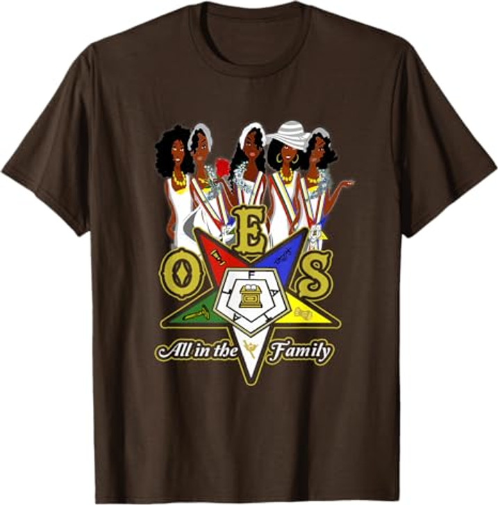 Order Of The Eastern Star OES Ring Diva Sistar of T-Shirt