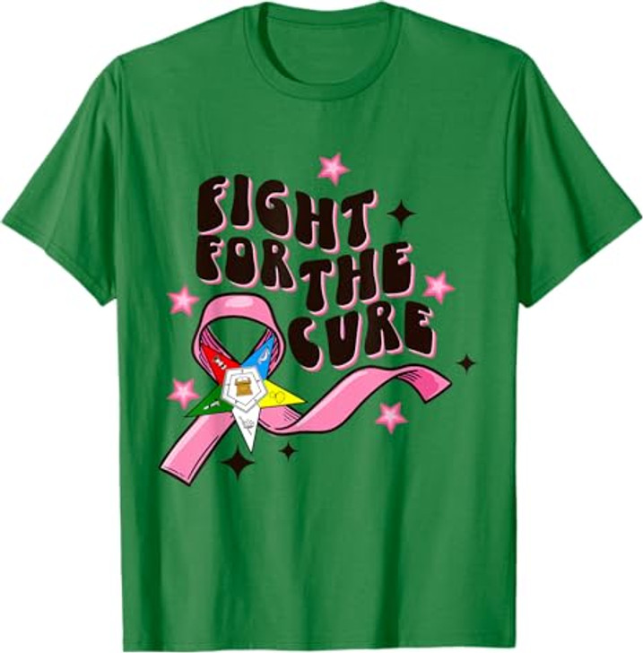 OES Fight For The Cure Eastern Star Breast Cancer Awareness T-Shirt