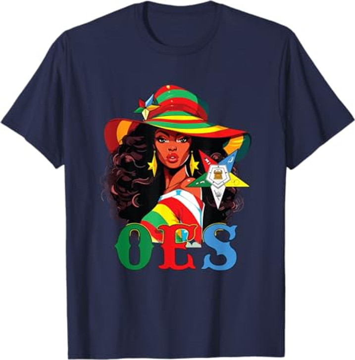 Black Beautiful Sister OES Floppy Wide-Brimmed Hat Fatal T-Shirt