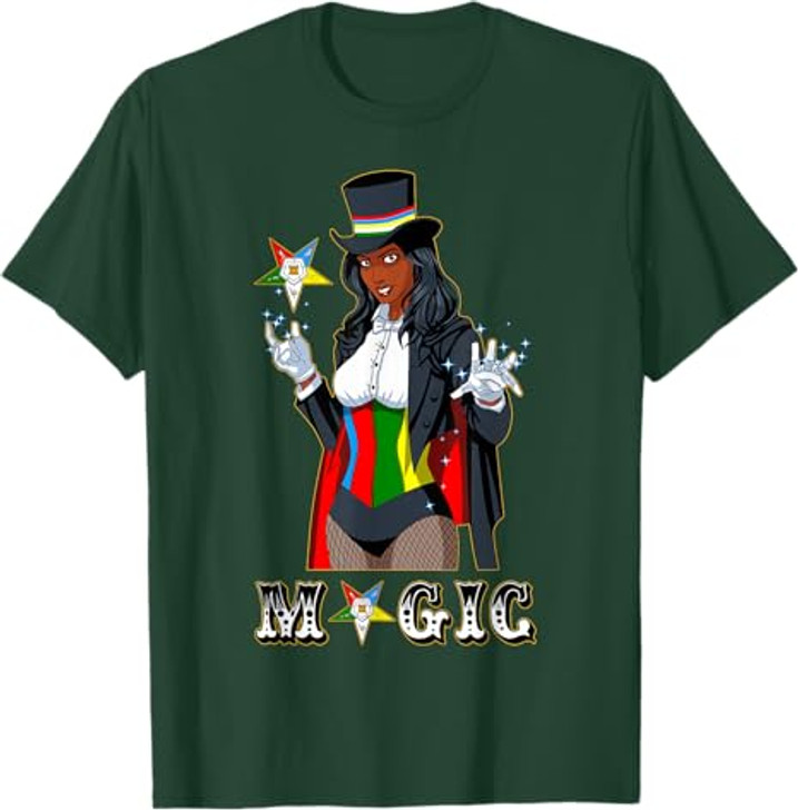 OES Magic Sisters Beautiful Lady Order of the Eastern Star T-Shirt