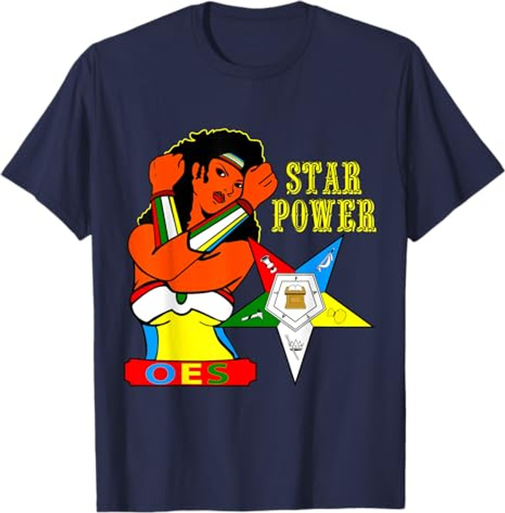 OES Star Power Hero Sister of Eastern Star Parents' Day T-Shirt