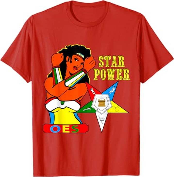 OES Star Power Hero Sister of Eastern Star Parents' Day T-Shirt