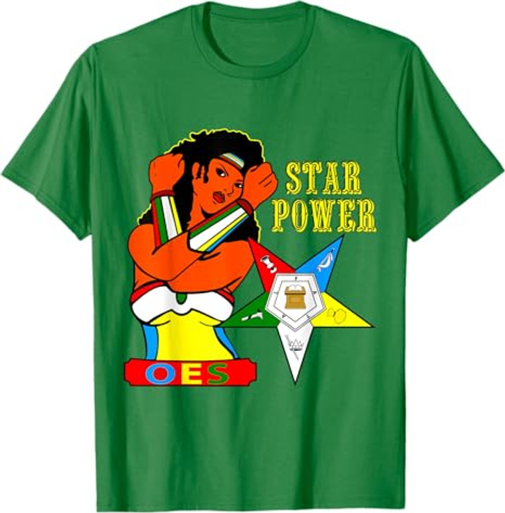 OES Star Power Hero Sister of Eastern Star Parents' Day T-Shirt