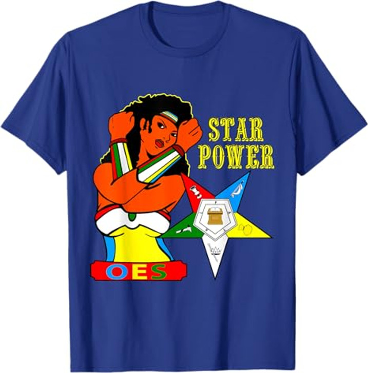 OES Star Power Hero Sister of Eastern Star Parents' Day T-Shirt