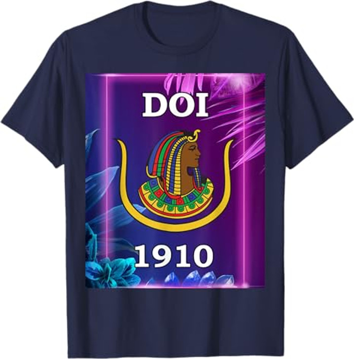 Daughters of Isis DOI 1910 PHA OES Prince Hall Purple Style T-Shirt