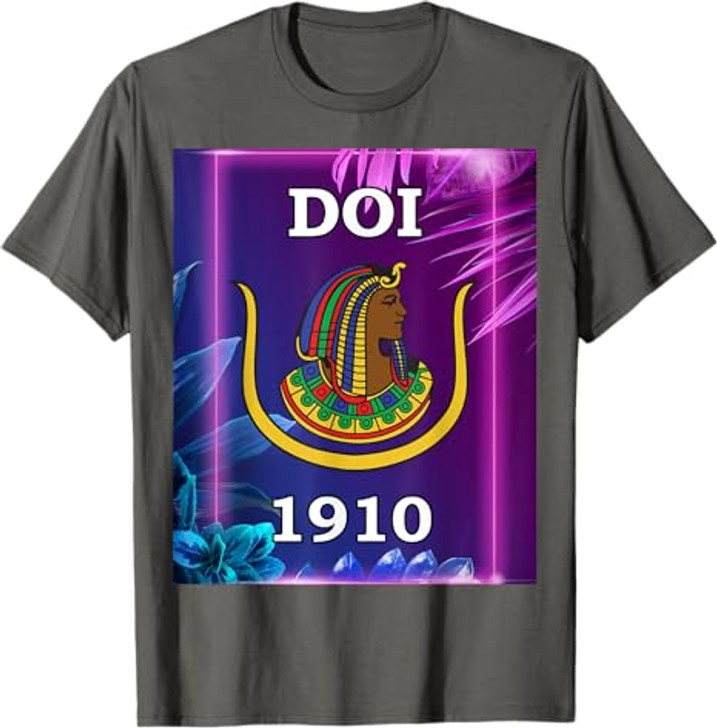 Daughters of Isis DOI 1910 PHA OES Prince Hall Purple Style T-Shirt