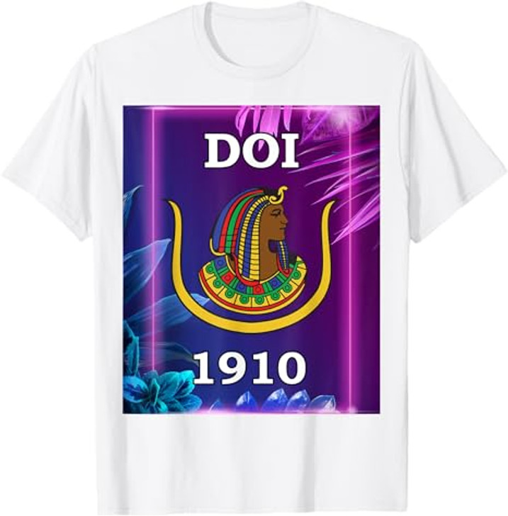 Daughters of Isis DOI 1910 PHA OES Prince Hall Purple Style T-Shirt