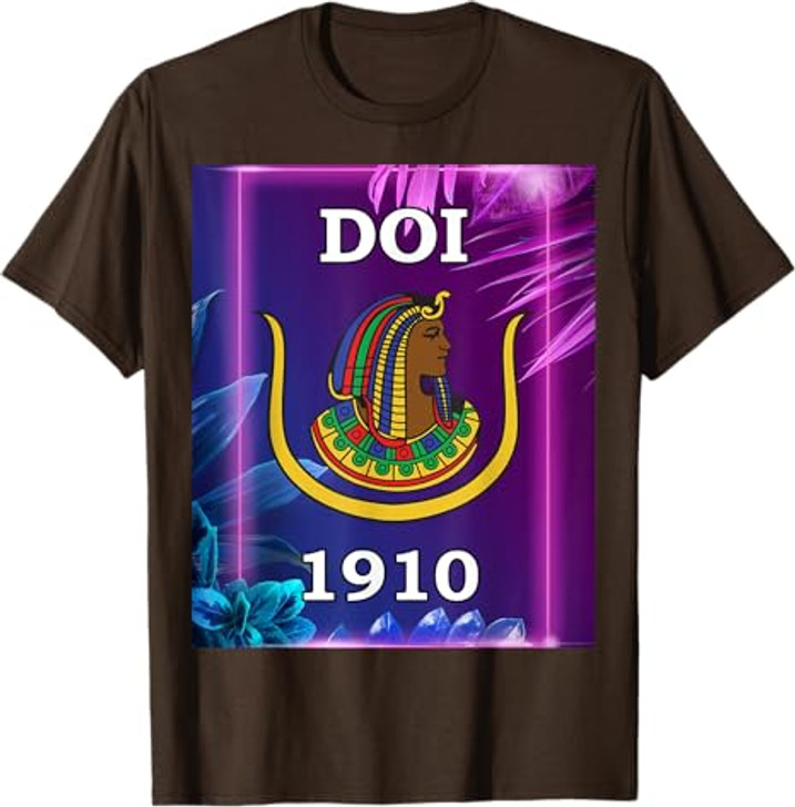 Daughters of Isis DOI 1910 PHA OES Prince Hall Purple Style T-Shirt