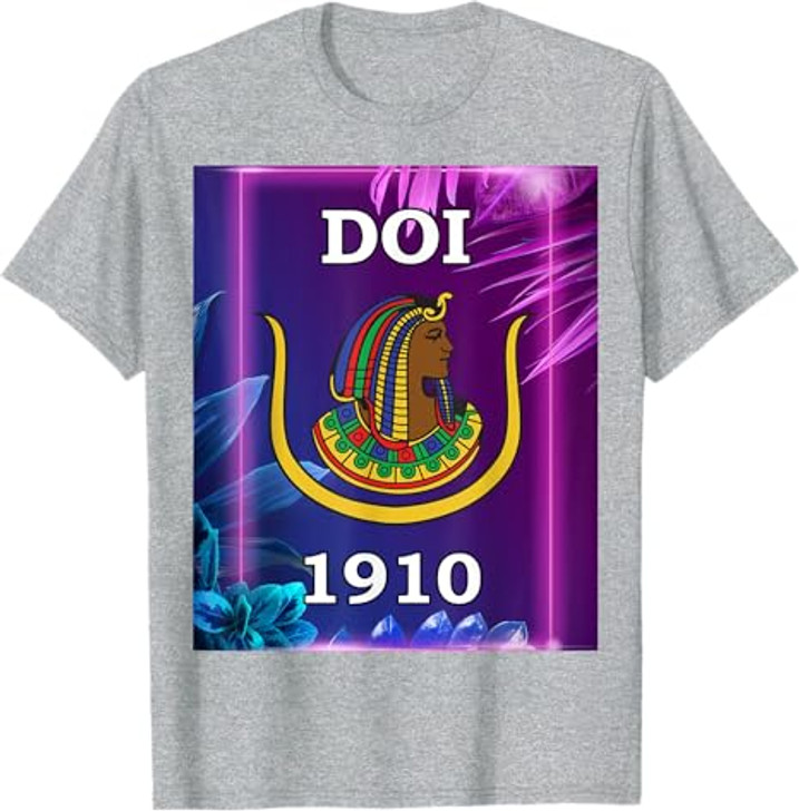 Daughters of Isis DOI 1910 PHA OES Prince Hall Purple Style T-Shirt