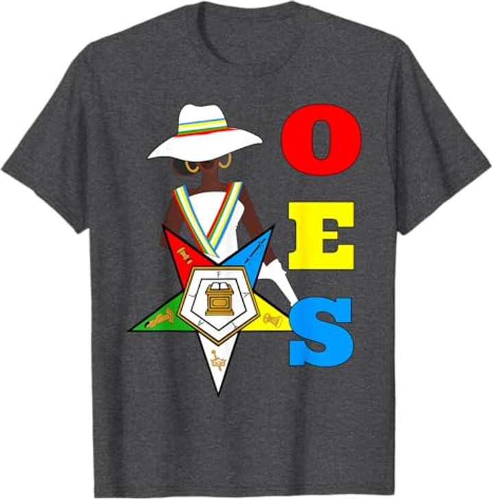OES Sister Hats & Ribbon the Eastern Star Equality Day T-Shirt