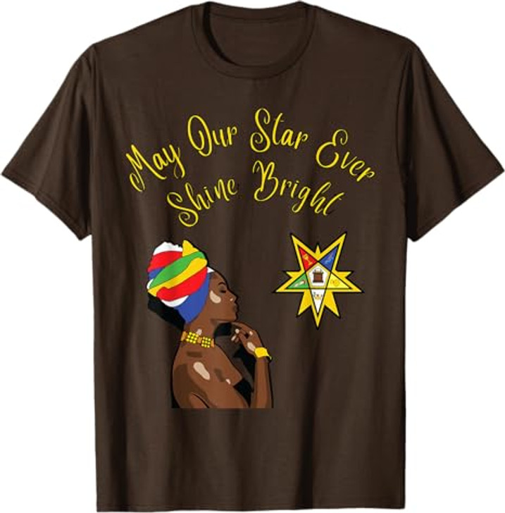 OES Sister May Our Star Ever Shine Bright Juneteenth Day T-Shirt