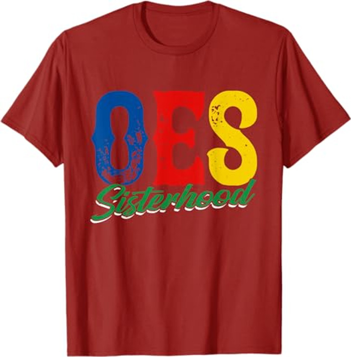 OES Sisterhood Order Of Eastern Star Mother's Day Christmas T-Shirt