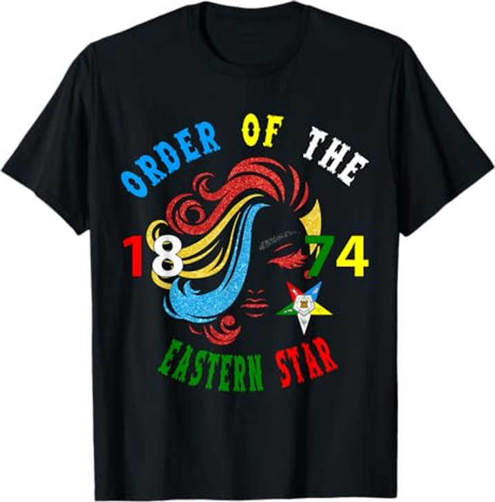 OES 1874 Sister Lady Hair Color of the Eastern Star T-Shirt