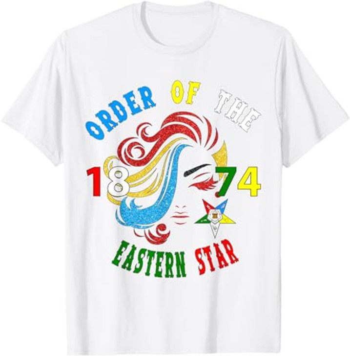OES 1874 Sister Lady Hair Color of the Eastern Star T-Shirt