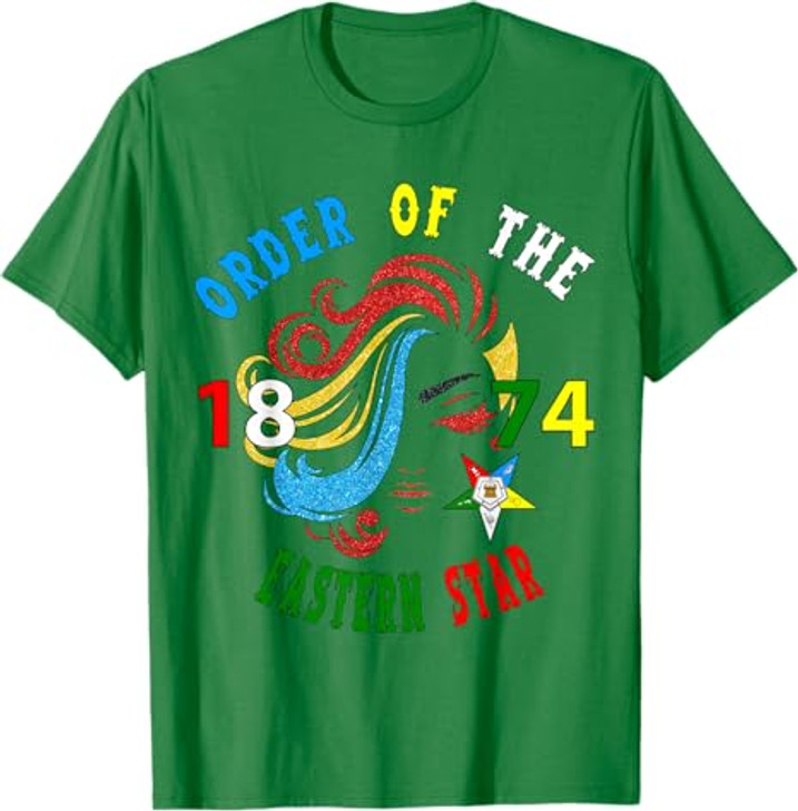 OES 1874 Sister Lady Hair Color of the Eastern Star T-Shirt