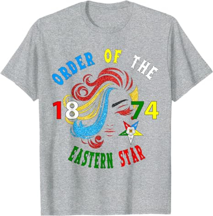 OES 1874 Sister Lady Hair Color of the Eastern Star T-Shirt