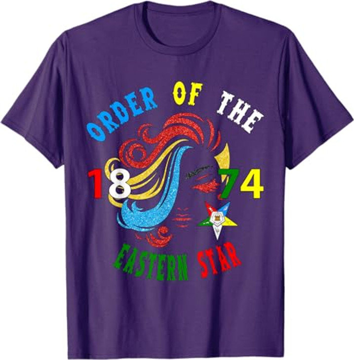 OES 1874 Sister Lady Hair Color of the Eastern Star T-Shirt