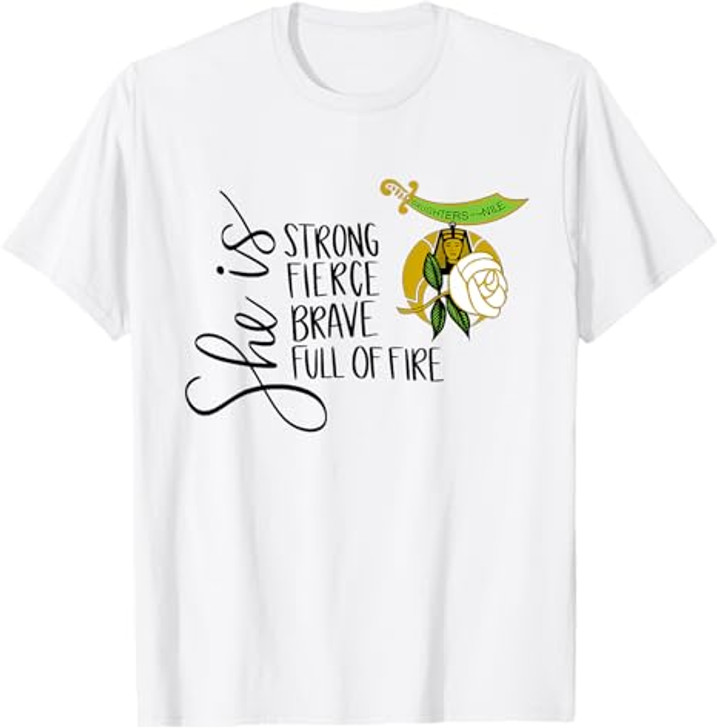 Daughters of the Nile OES Order Eastern Star She is Sister T-Shirt