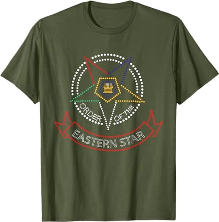 OES Star Symbol Order the Eastern Star Parents Christmas T-Shirt