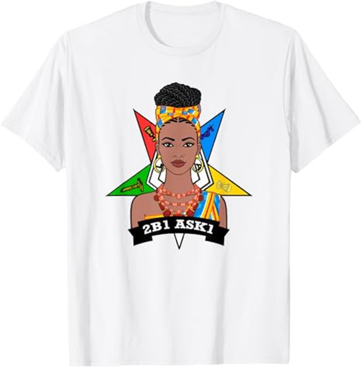 Order Of The Eastern Star OES 2B1 ASK1 Fatal Diva Freemason T-Shirt