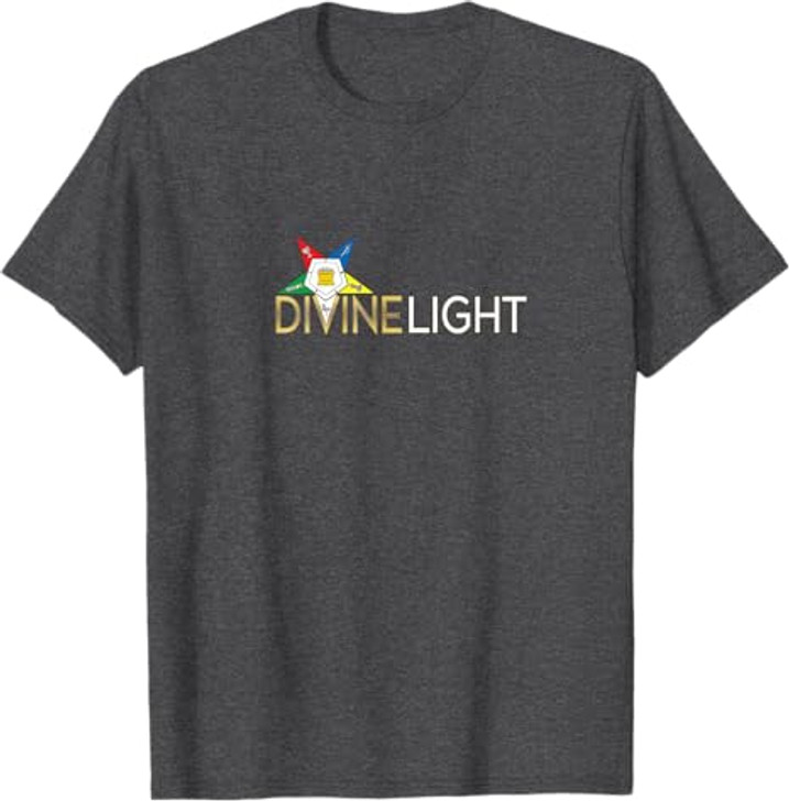 OES shirt for women - eastern star emblem - divine light