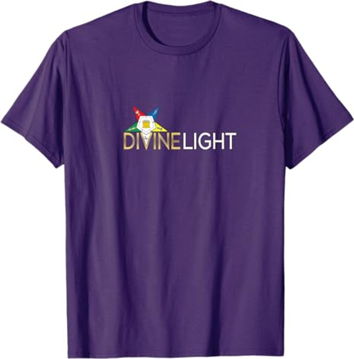 OES shirt for women - eastern star emblem - divine light