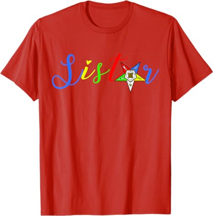 OES Sister Star Colors of the Eastern Star Thanksgiving T-Shirt