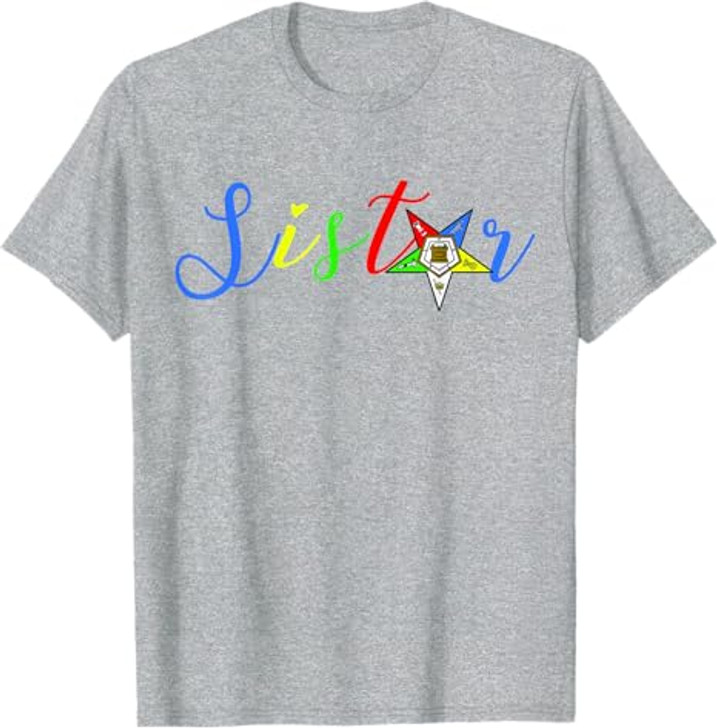 OES Sister Star Colors of the Eastern Star Thanksgiving T-Shirt