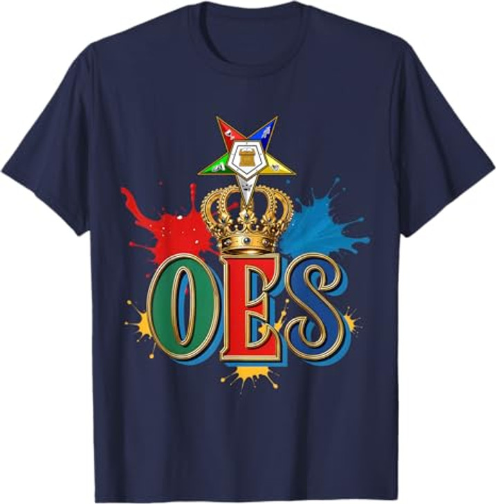 OES Queen Sisters Beautiful Crown Order of the Eastern Star T-Shirt
