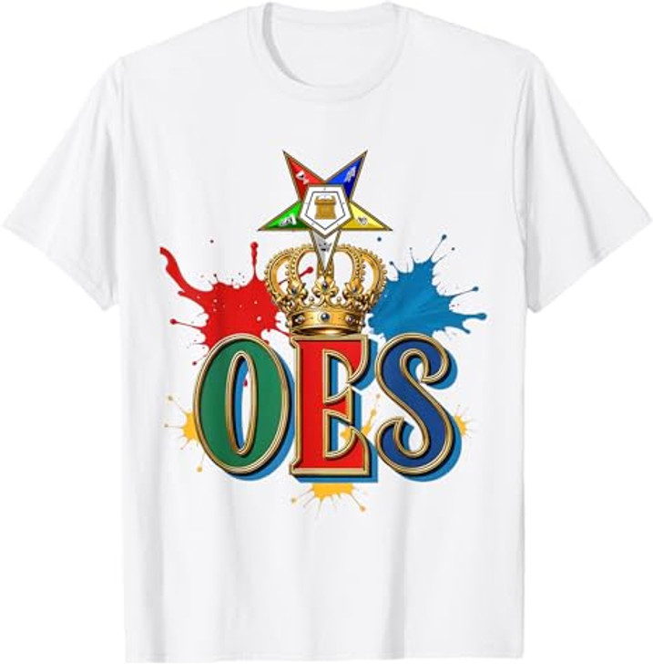 OES Queen Sisters Beautiful Crown Order of the Eastern Star T-Shirt