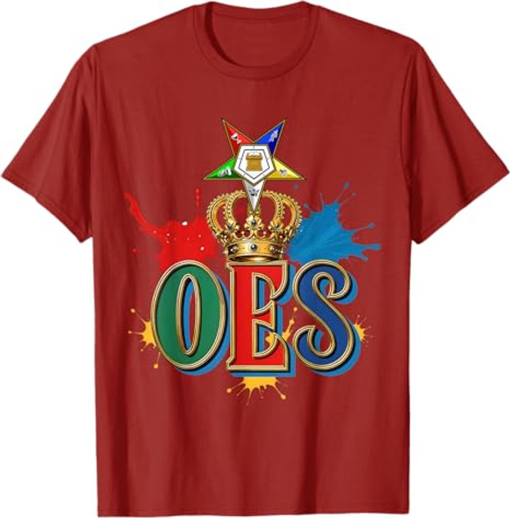 OES Queen Sisters Beautiful Crown Order of the Eastern Star T-Shirt