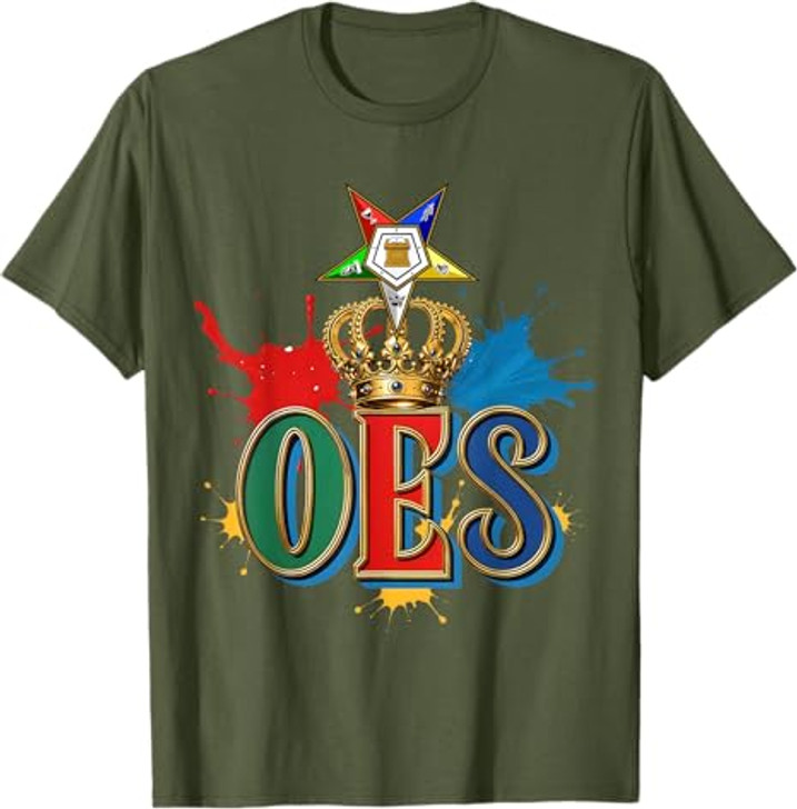 OES Queen Sisters Beautiful Crown Order of the Eastern Star T-Shirt