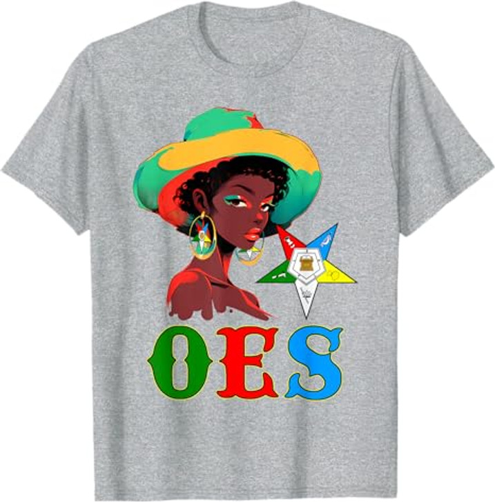 OES Black Sister Floppy Hat & Eastern Star Equality T-Shirt