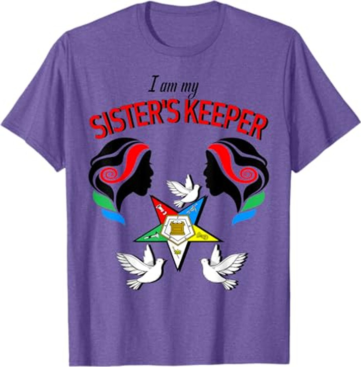 Order Of The Eastern Star OES Ring Diva My Sister's Keeper T-Shirt