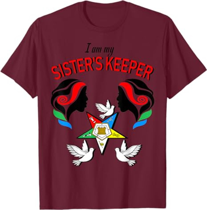 Order Of The Eastern Star OES Ring Diva My Sister's Keeper T-Shirt