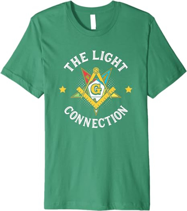 Light Connection OES Masonry Masonic Freemason Freemasonry Premium T-Shirt