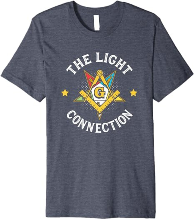 Light Connection OES Masonry Masonic Freemason Freemasonry Premium T-Shirt