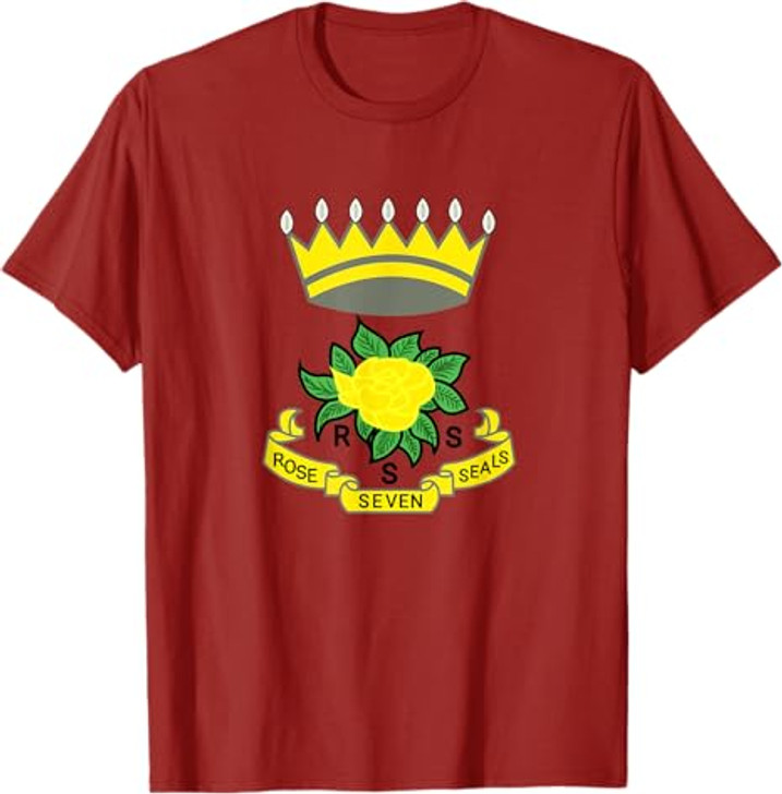 Roses of Seven Seals Supreme Excellent College OES RSS T-Shirt