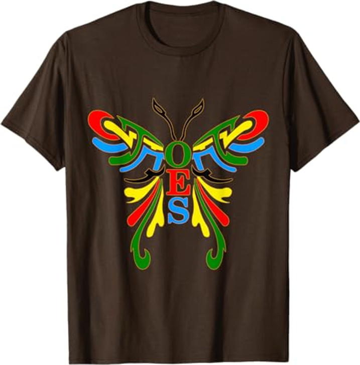 OES Butterfly Color of the Eastern Star Christmas T-Shirt