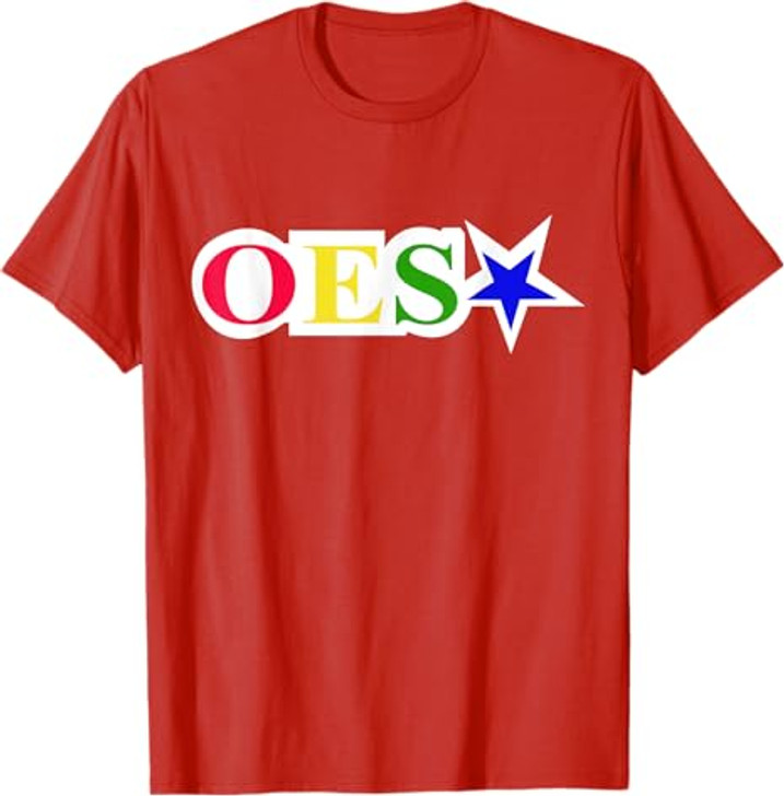 OES Words Star Color Order of The Eastern Star Thanksgiving T-Shirt