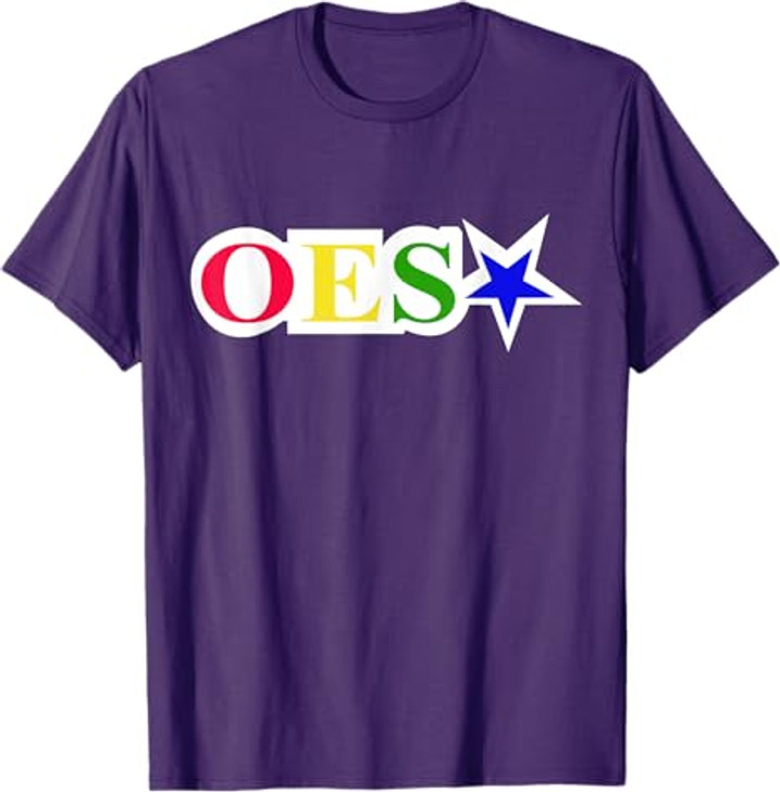 OES Words Star Color Order of The Eastern Star Thanksgiving T-Shirt