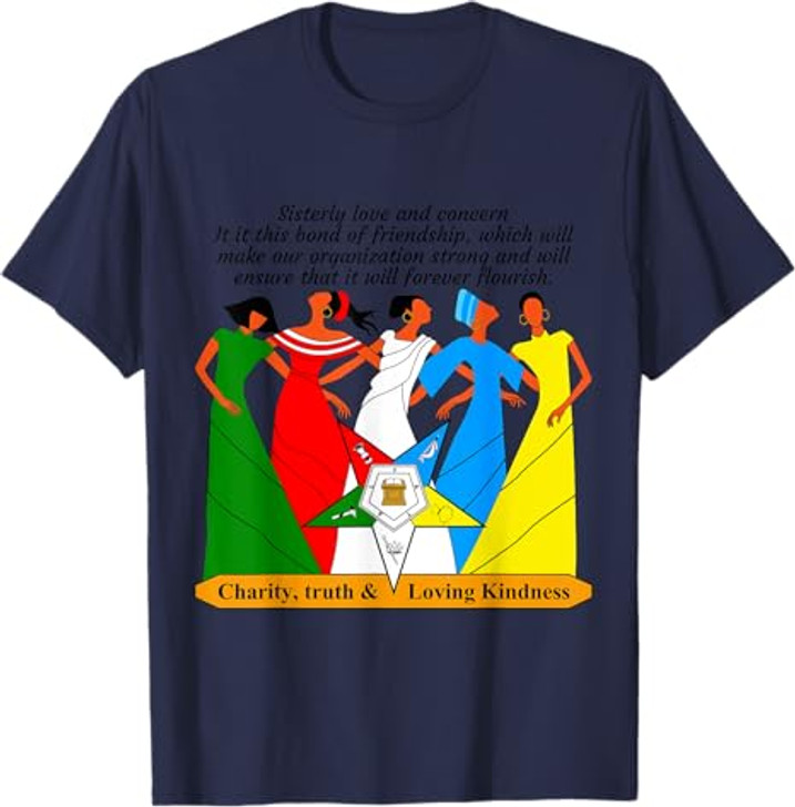 OES Sisterly Love & Concern Charity Truth & Loving Kindness T-Shirt