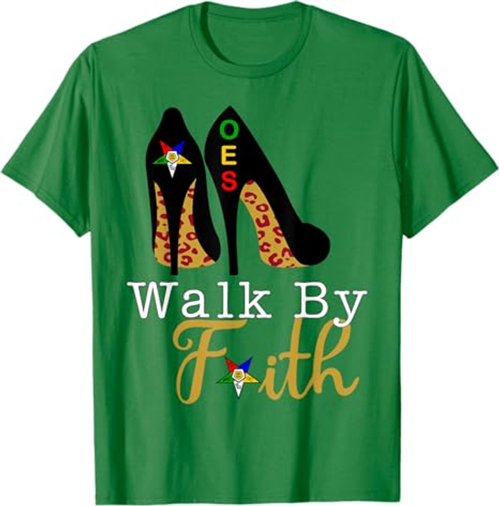 OES High Heels Platform Leopard Sisters Star Walk By Faith T-Shirt