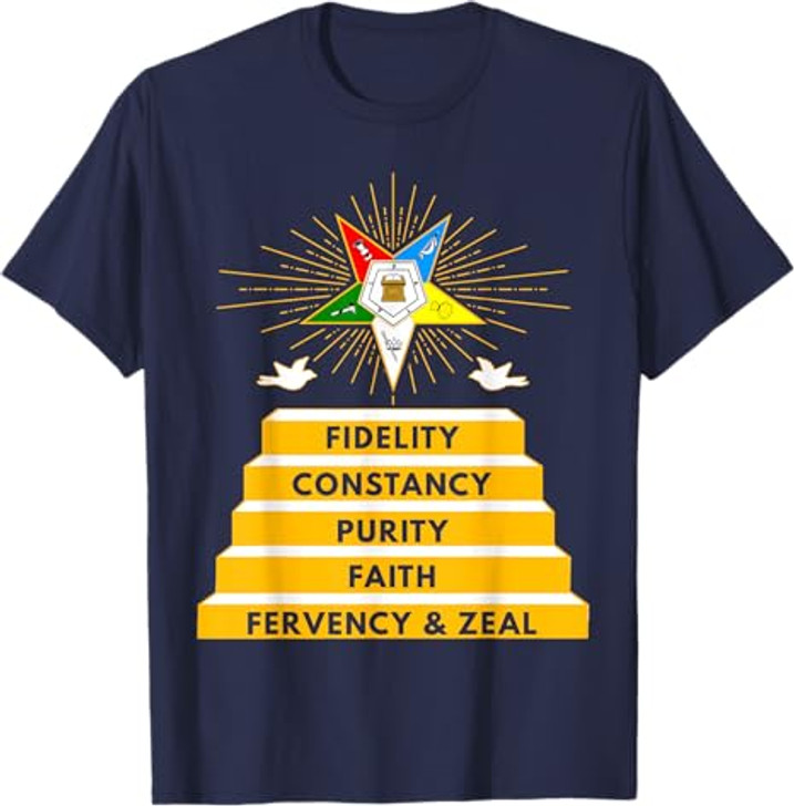 OES Star Fidelity Constancy Purity Faith Fervency & Zeal T-Shirt