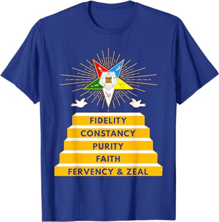 OES Star Fidelity Constancy Purity Faith Fervency & Zeal T-Shirt