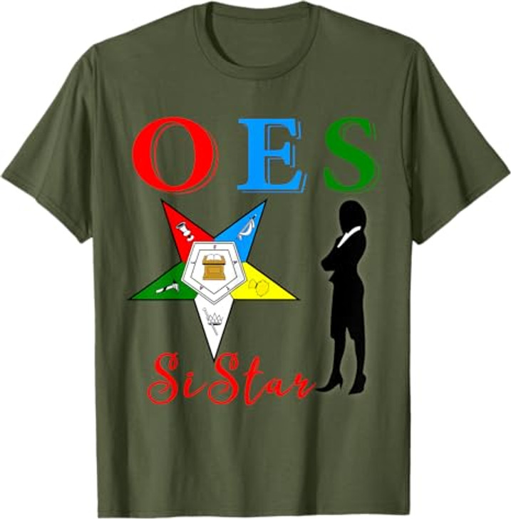 OES Sistar Sister Order of the Eastern Star Parents' Day T-Shirt